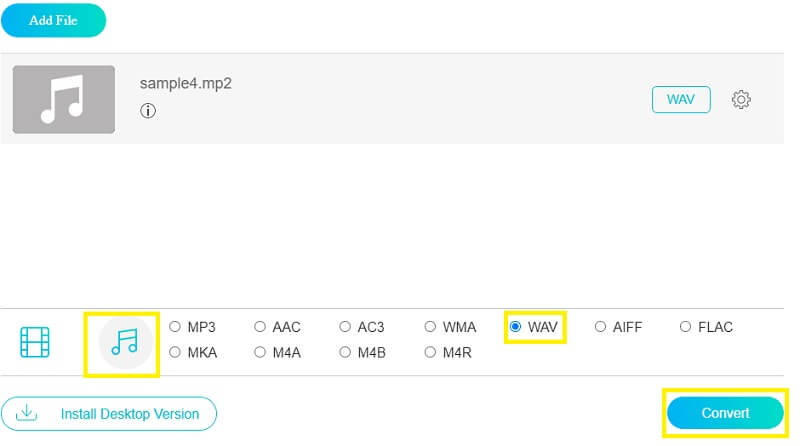 Vidmore FVC Converti MP in WAV