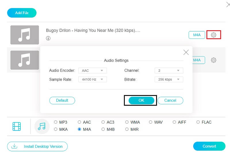 Vidmore Online Adjust Calities