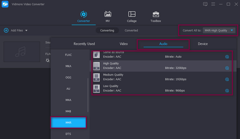 Format Output Pilih Vidmore