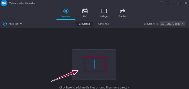 Vidmore FLAC Dosyasını Yükle