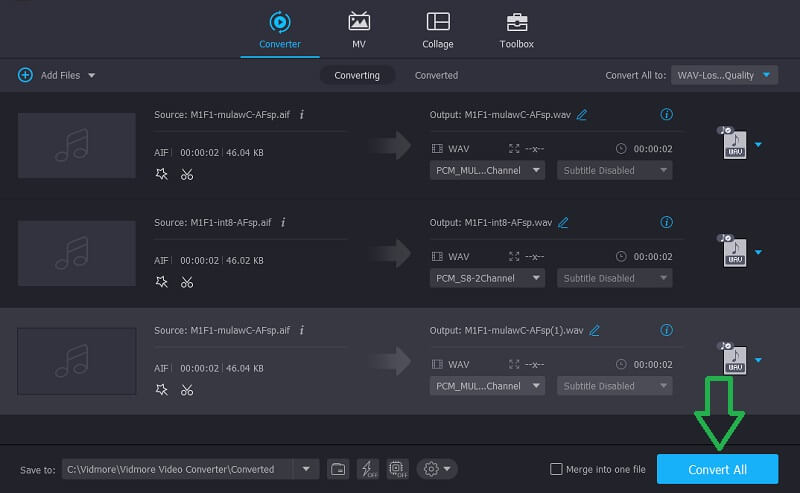 Vidmore VC Mulakan Proses Penukaran