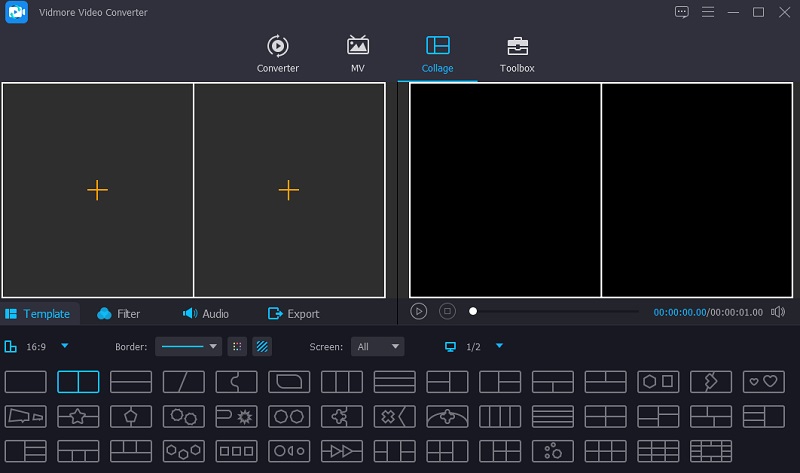 Vidmore VC Collage Maker-interface