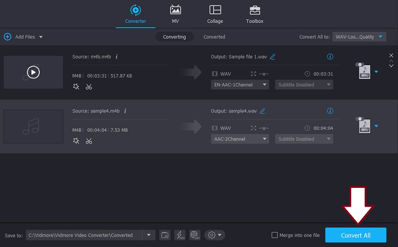 Vidmore VC Convert M4B File