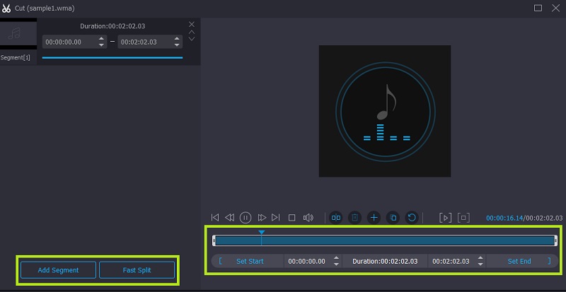 Vidmore VC Izrežite WMA datoteku