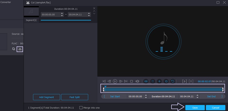 Vidmore VC Modifica file FLAC