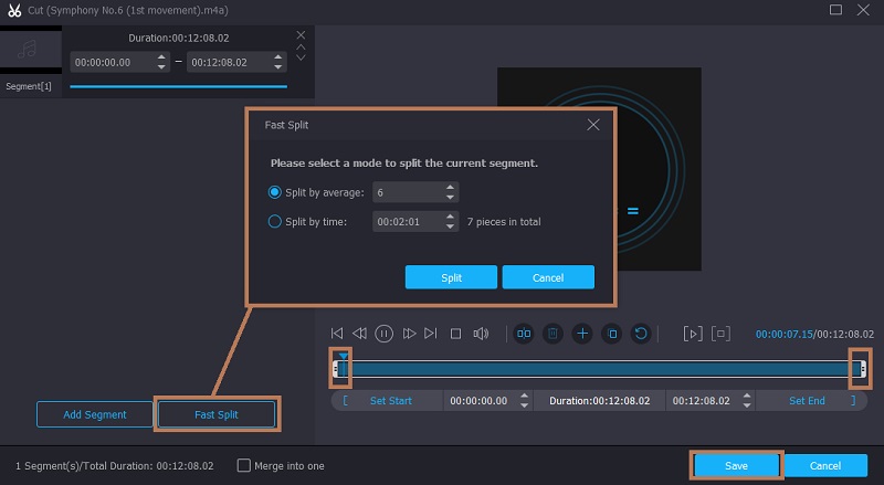 Vidmore VC Uredi datoteku M4A