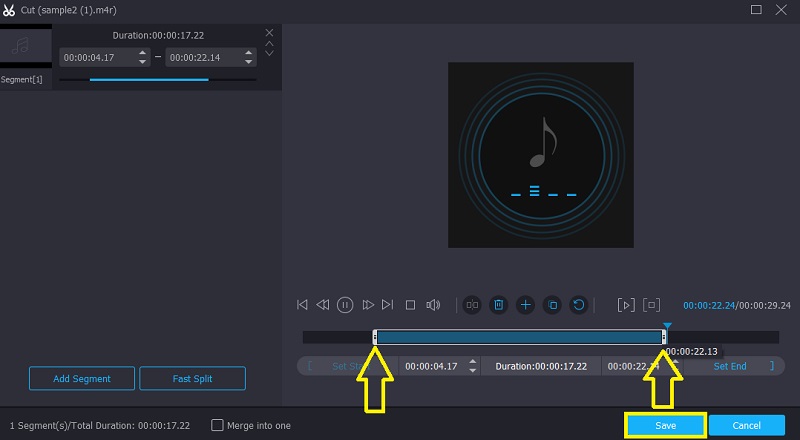 Vidmore VC Uredi datoteku M4R