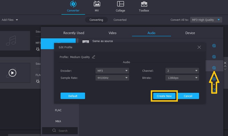 Vidmore VC 修改参数