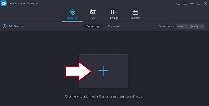 Vidmore VC Upload WMA File