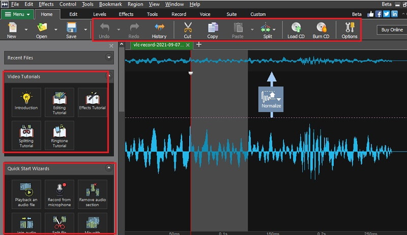 Wavepad Muziekbestand bewerken