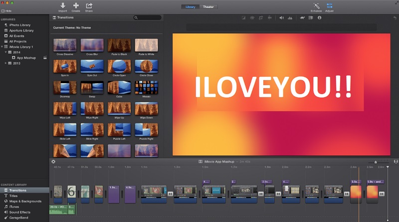 เพิ่มวิดีโอเสียงบน iMovie