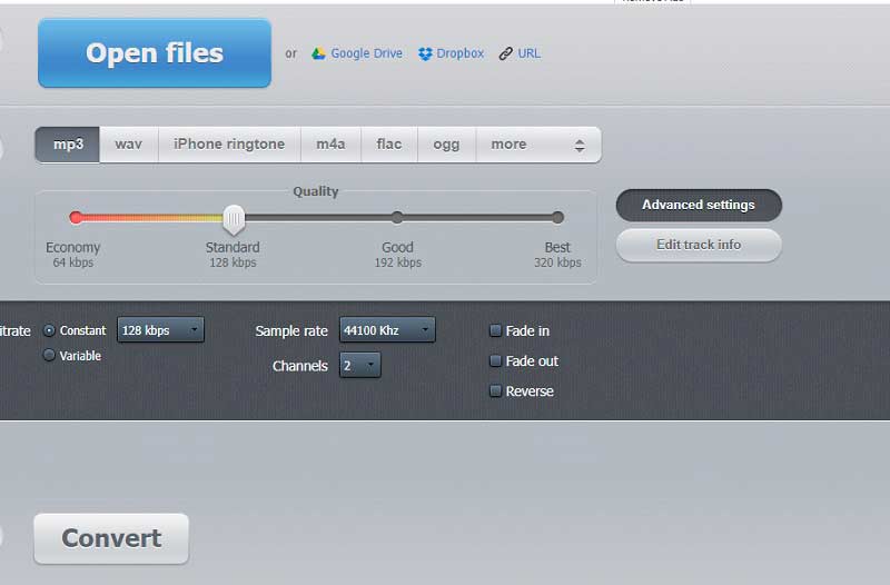 บีบอัด AAC Audio Converter