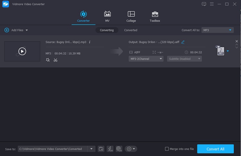 Compress AIFF File Vidmore
