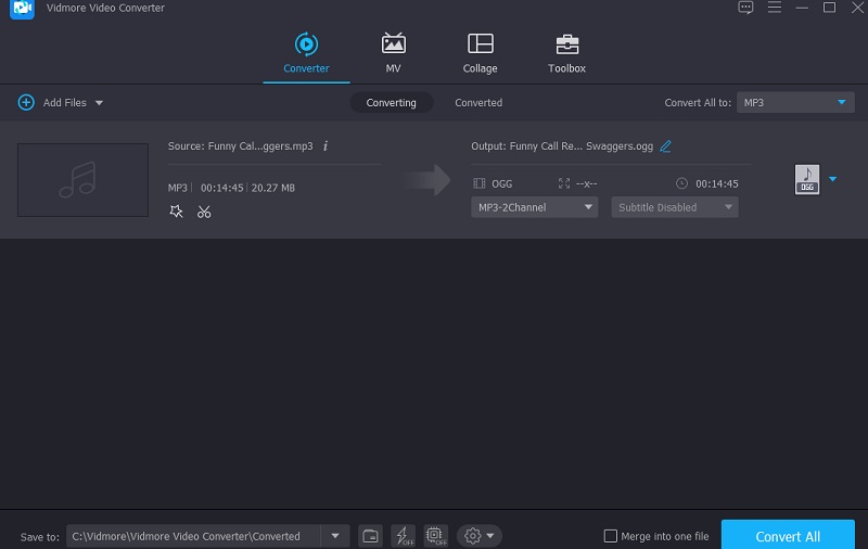 Convert OGG File Vidmore