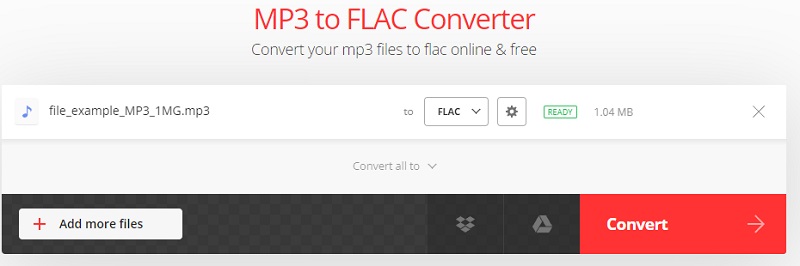 Convertio Start Converting