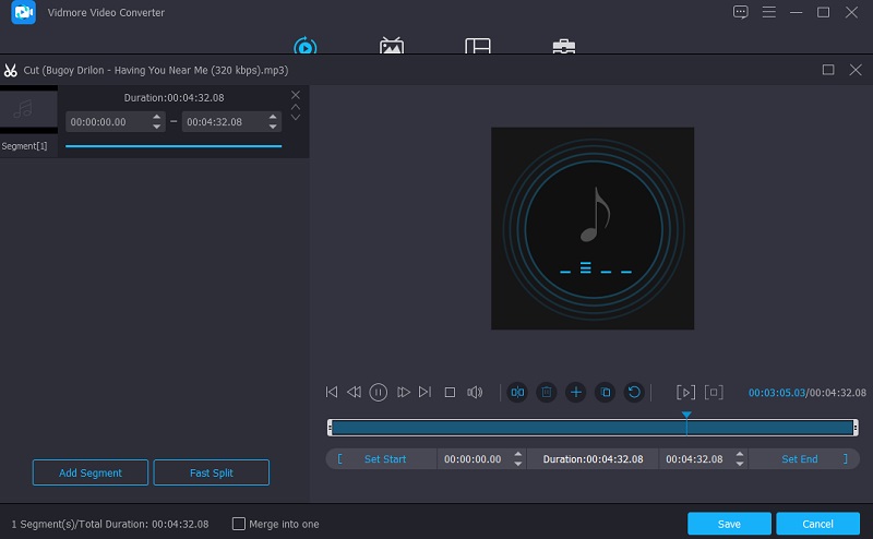 Cut Audio Track Vidmore