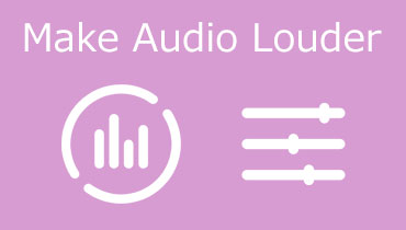Audio luider maken