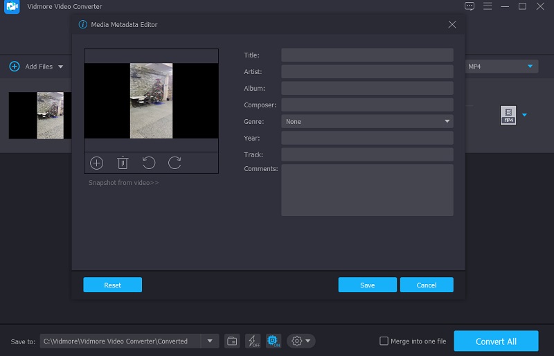 MP4 Metadata Editor Vidmore