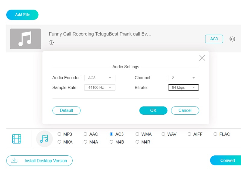 Navigați Setarea Vidmore Online