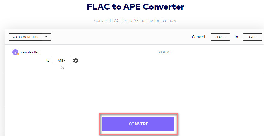 Online Uniconverter Start konvertering