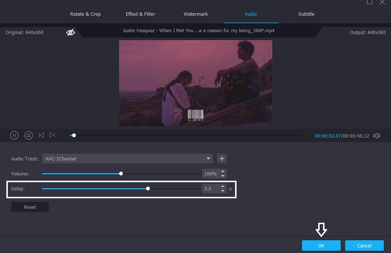 Sync Audios Video Vidmore