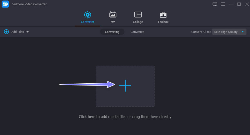 Vidmore Add MP2 File
