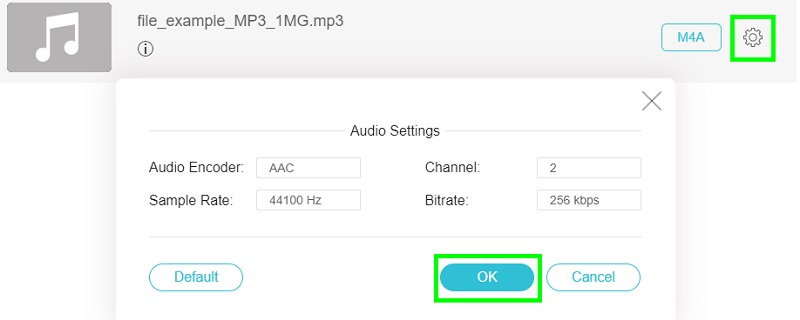 Vidmore Gratis parameters bewerken