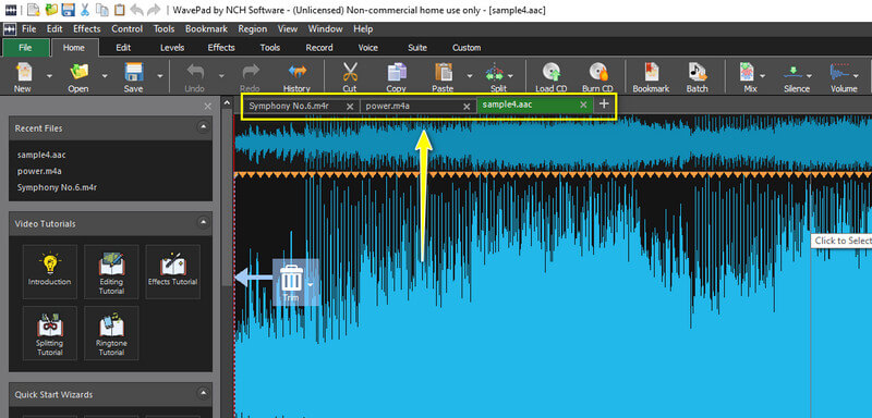 Procesare batch WavePad