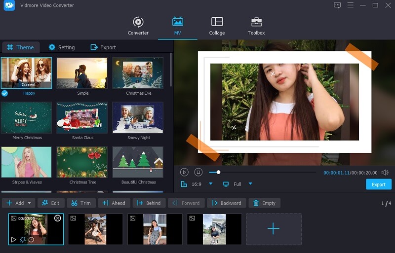 Choose Theme On Images Vidmore