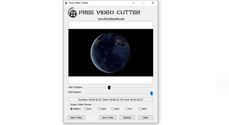 Ingyenes Video Cutter Trim MOV