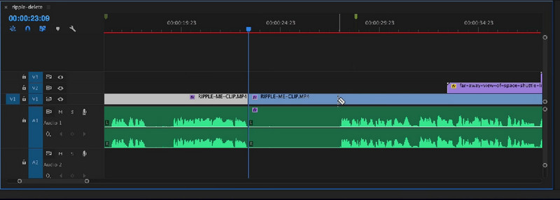 Premiere Pro Ripple Brisanje