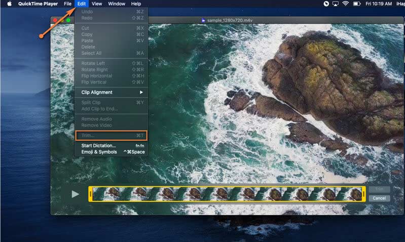 QuickTime Trim Function