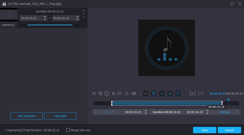 트림 H264 파일 Vidmore