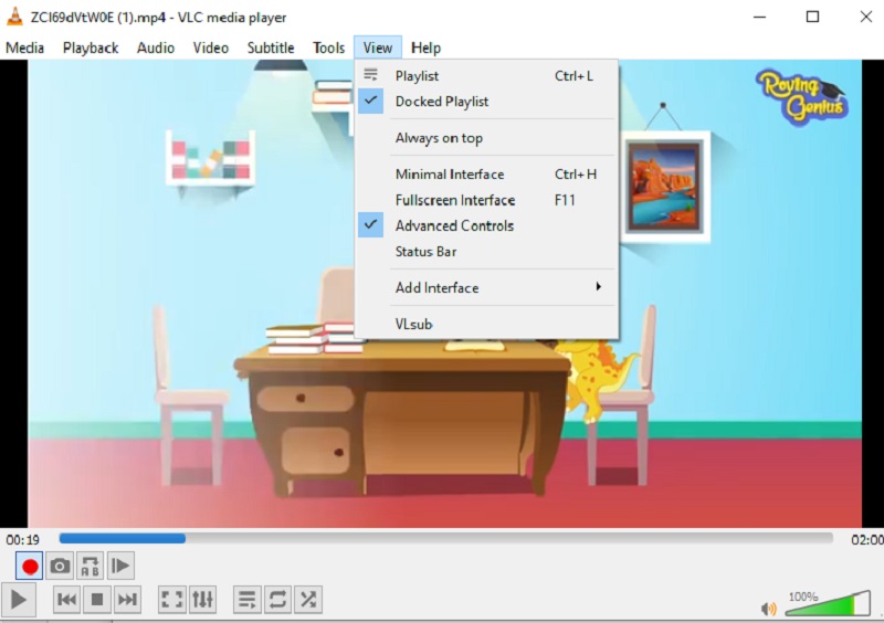 Cắt video VLC Windows