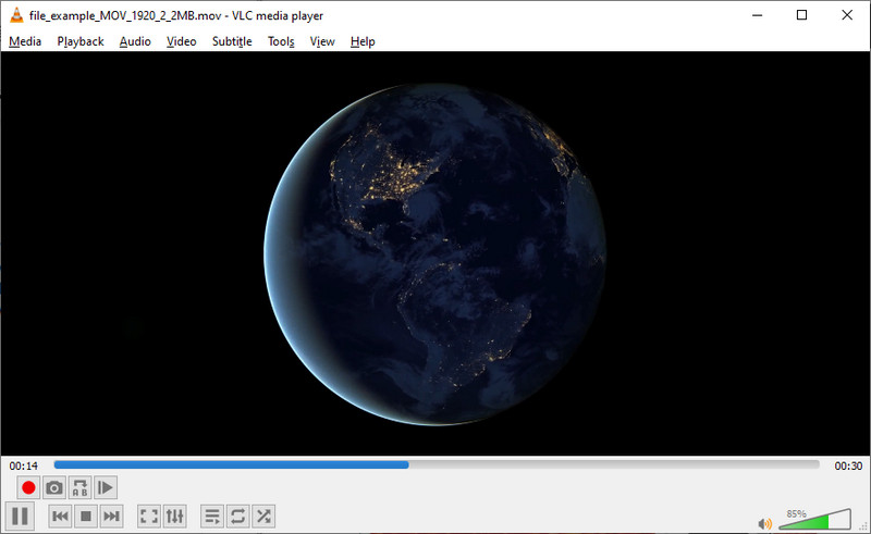 VLC Media Player Interface