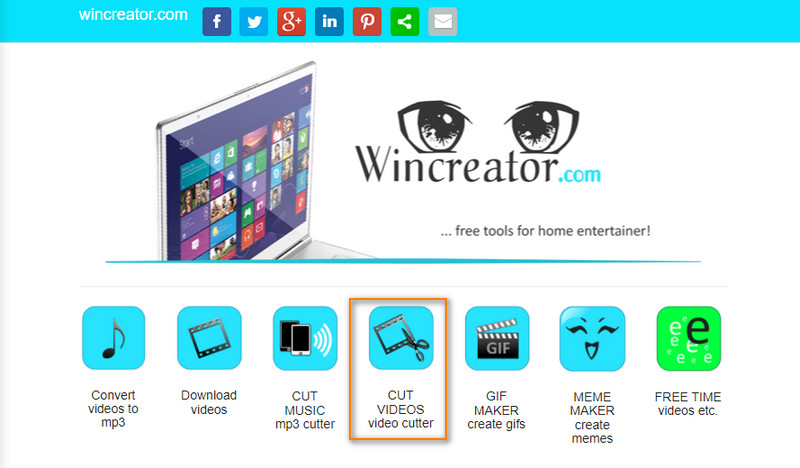 Wincreator Cut Video Opcija