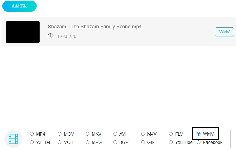 Выберите WMV Видмор Онлайн