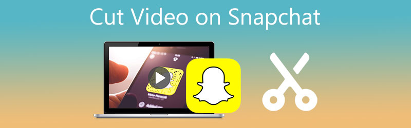 Вырезать видео в Snapchat
