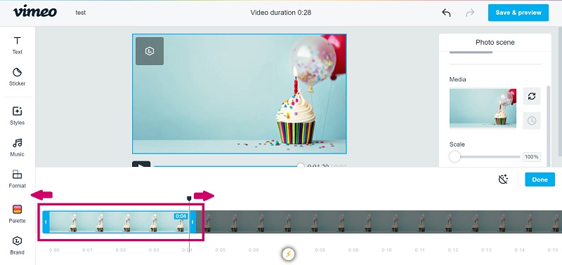 วิธีตัดแต่งวิดีโอ Vimeo