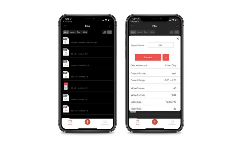 iConv Mobile Interface