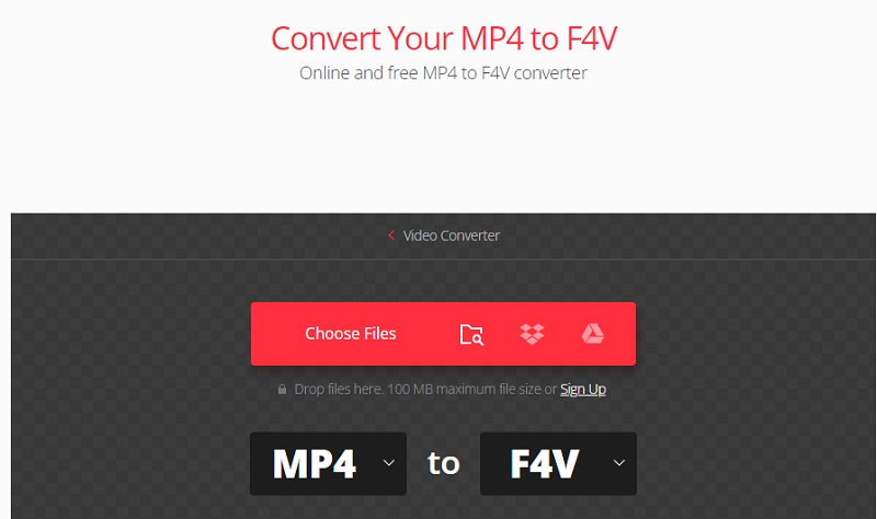 MP4 到 F4V 视频转换