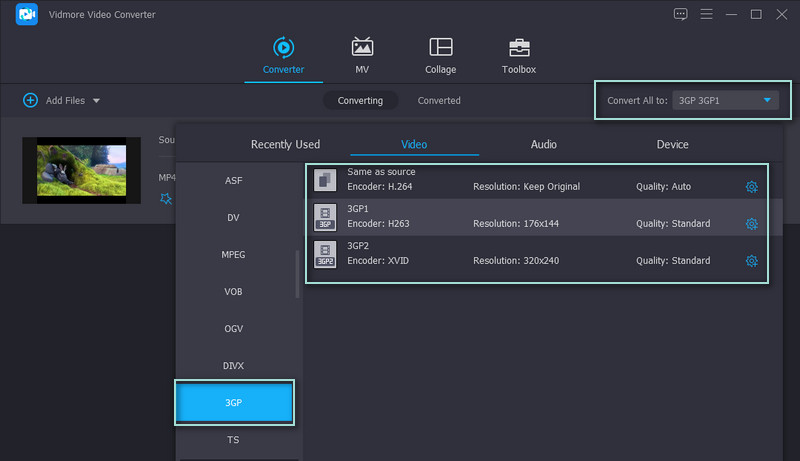 Set Output Formats