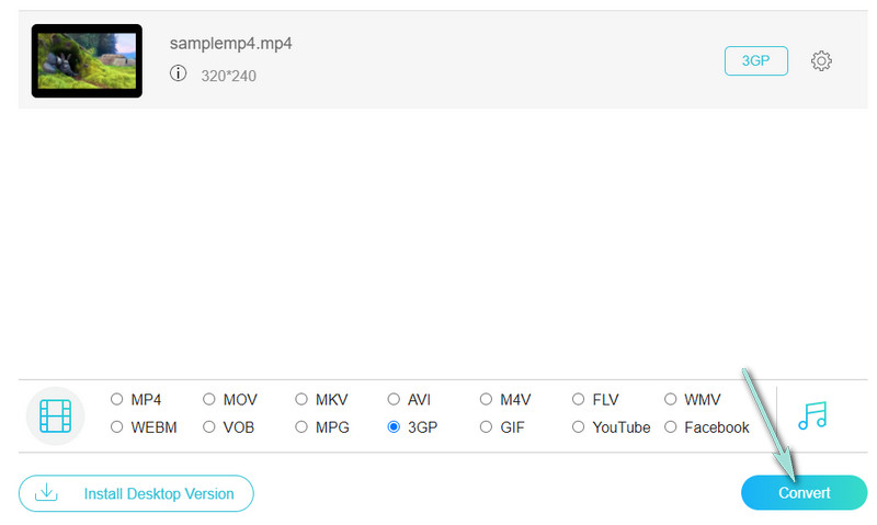 VFVCO เริ่มการแปลง