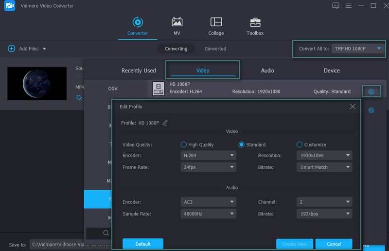 Parameter Set Vidmore