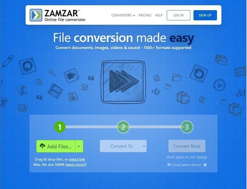 ZamZar MP3 para AMR