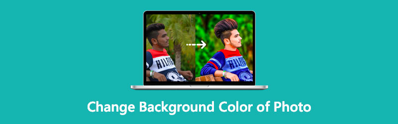 Cambia il colore di sfondo della foto