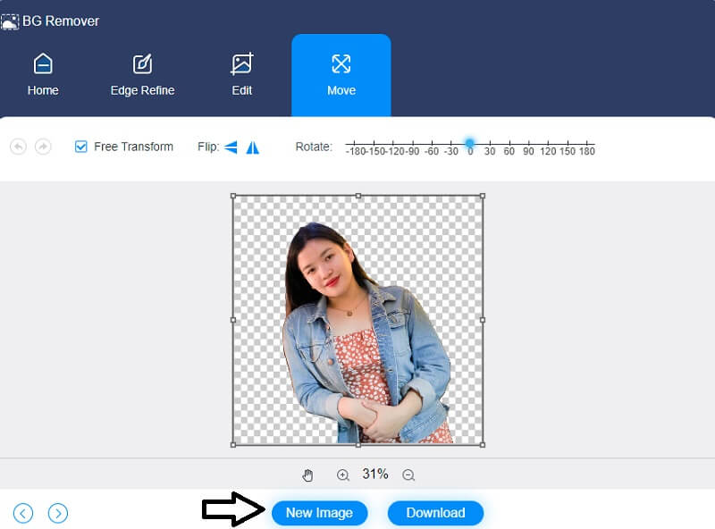 قم بتنزيل Vidmore Background Remover عبر الإنترنت