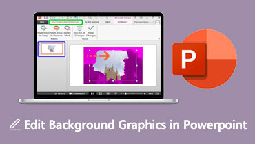 Rediger baggrundsgrafik PowerPoint