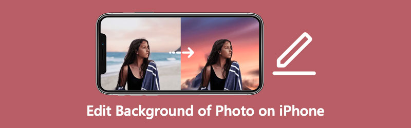 Achtergrond van foto op iPhone bewerken