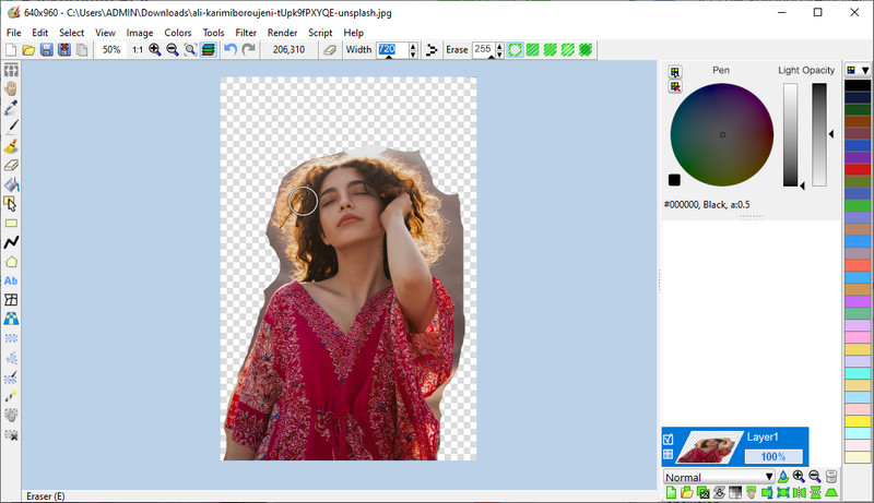 Antara Muka LAZPaint